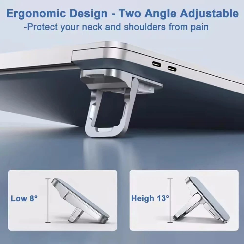 Foldable Laptop Stand Home Invisible Non-slip Notebook Bracket Universal Adjustable Folding Laptop Stand for MacBook HP Lenovo Qme