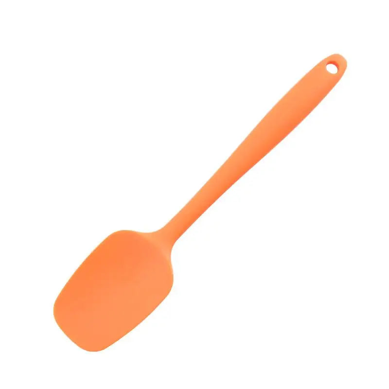 Multicolor Food Grade Non Stick Butter Cooking Silicone Spatula Qme Orange