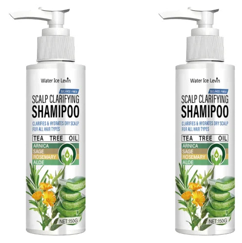 Sulfate Free Scalp Clarifying Shampoo with Tea Tree & Arnica - Cleanses & Hydrates Dry Scalp for All Hair Types Qme Moisturizing