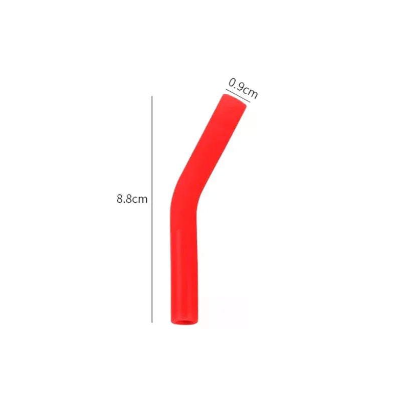 Soft Silicone Straw Covers Straws Tips Fit Wide Reusable Stainless Qme