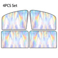 2Pcs Car Side Window Sun Shade Magnet Privacy Curtains UV Reflection Anti Glare UV Block Sunshade for Front/Back Window Qme 4 Pcs Set Rainbow