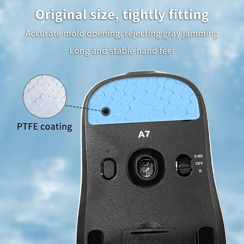 Mouse Skate Feet Pad Mchose A7V2 Ultra Non-slip Foot Stickers Qme