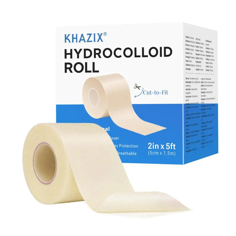 Hydrocolloid Roll X 5ft Bandages Acne Pimple Burns Minor Cuts Wound Qme A