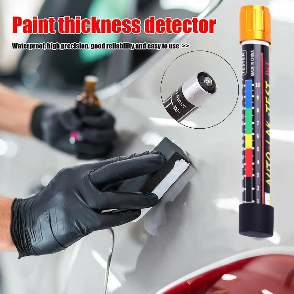 Car Paint Thickness Tester Pen Magnetic Tip Scale Portable Coating Qme