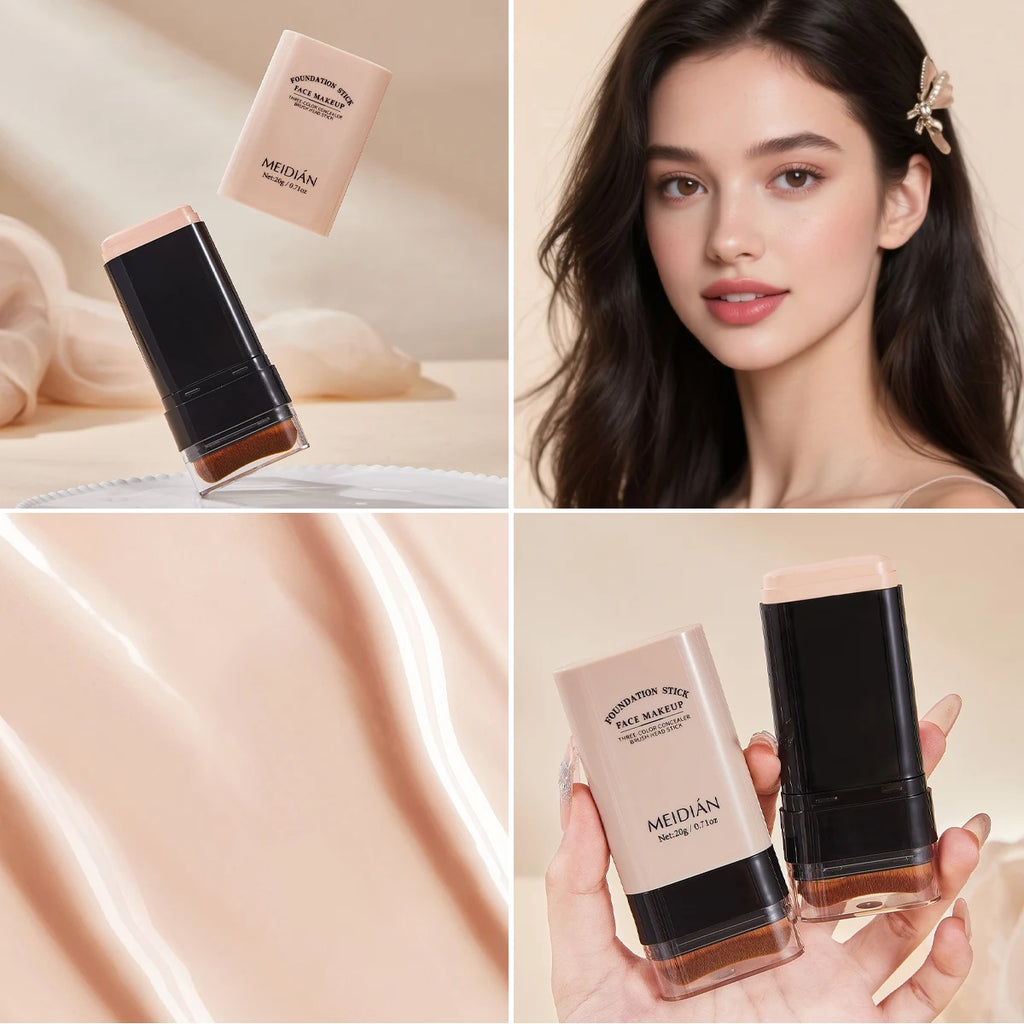 Foundation Make-up Stick Light Thin Moisturizing Delicate Qme