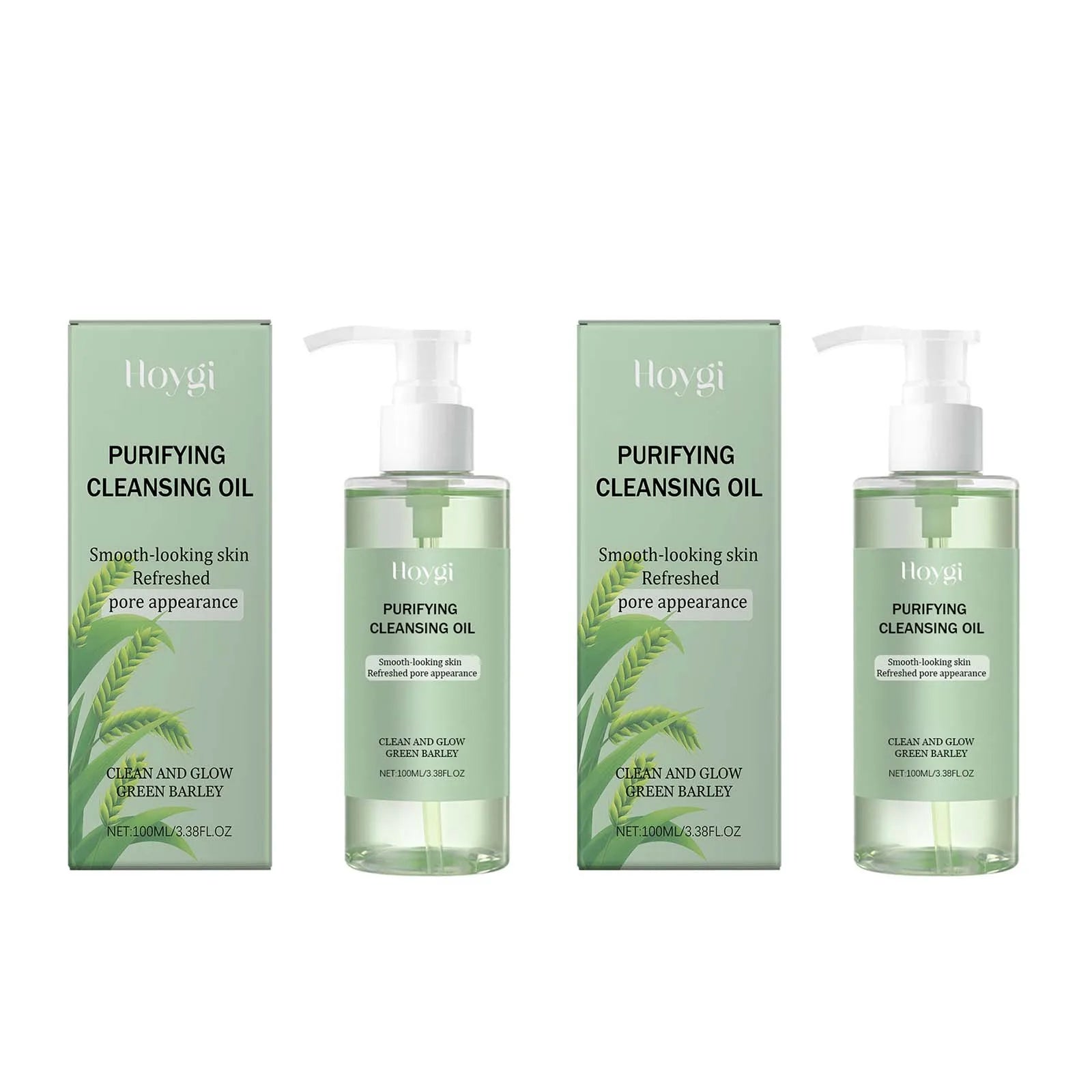 Makeup Removal Oil Non-Greasy Cleanse Purifying Pores Moisturizing Refresher Non Irritating Facial Makeup Remover Cleansing Oil Qme 2 x 100ml boxed