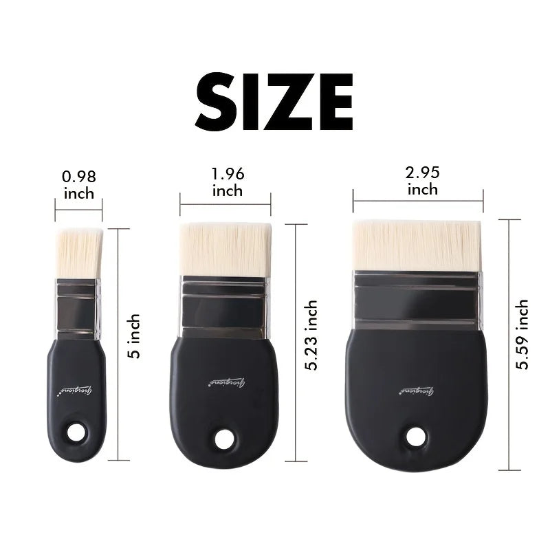 Pigment Brush Water Powder Watercolor Oil Painting Wall Painting Hand Painting Wall DIY Painting Tools Art Supplies Coloring Qme
