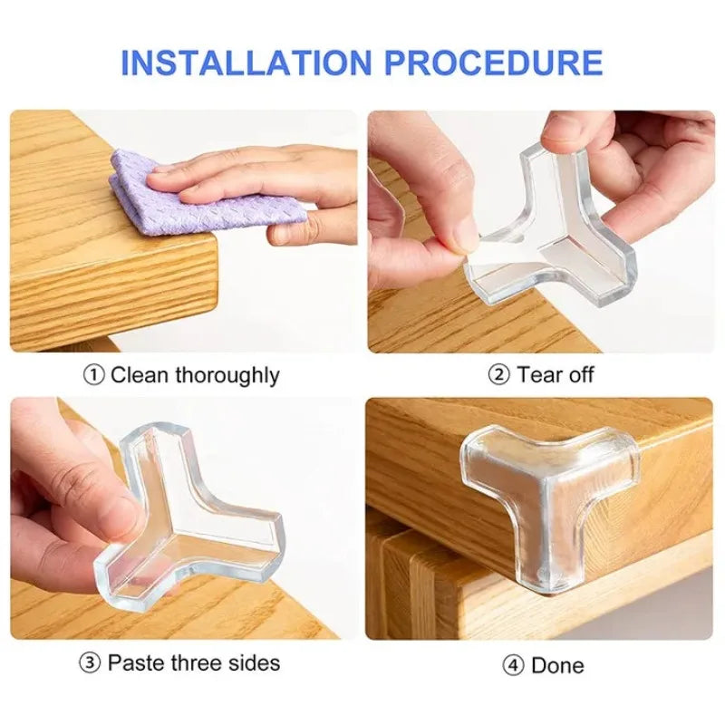8/16Pc Upgraded Corner Protector Baby Safety Silicone Corner Guards and Edges Widened Thickened Furniture Table Corner Protector Qme