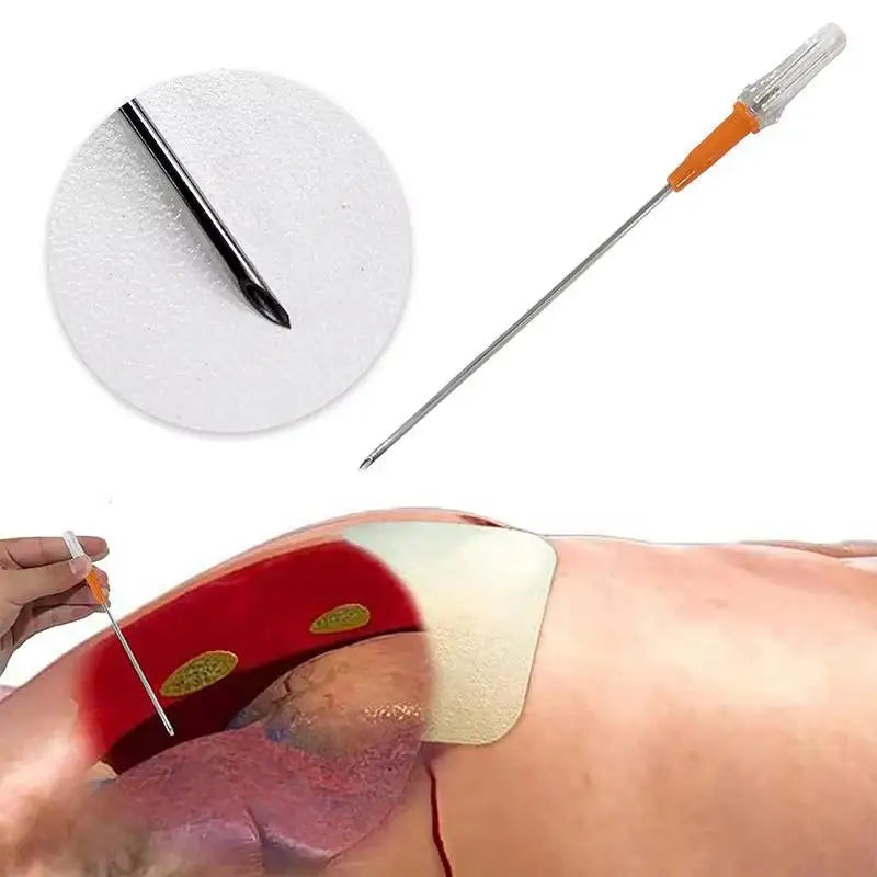 First Aid Emergency Tension Pneumothorax Thoracic Needle Complete Qme