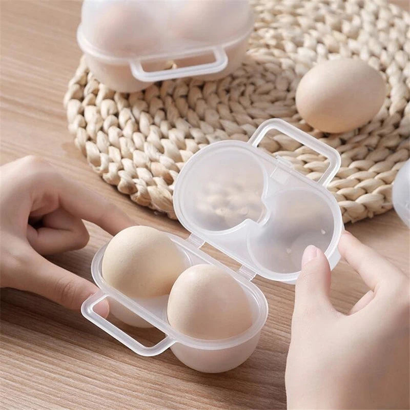 Save Space Refrigerator Egg Dispenser Fixed Portable Storage Box 2 Qme