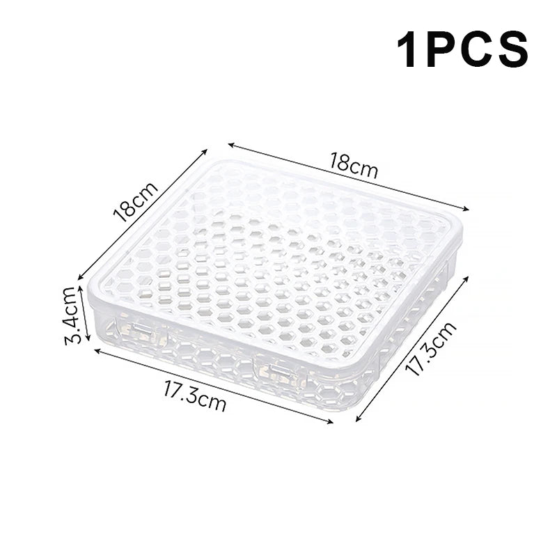 CC11Dishwasher Tableware Cleaning Box Chopstick Cage Plastic Qme Square Clear