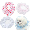 Mesh Head Net for Dogs 4 Pieces Adjustable Anti-Pickup Mesh Cover Dog Face Net for Cat Puppy Outdoor Walking Home Indoor Qme as picture L
