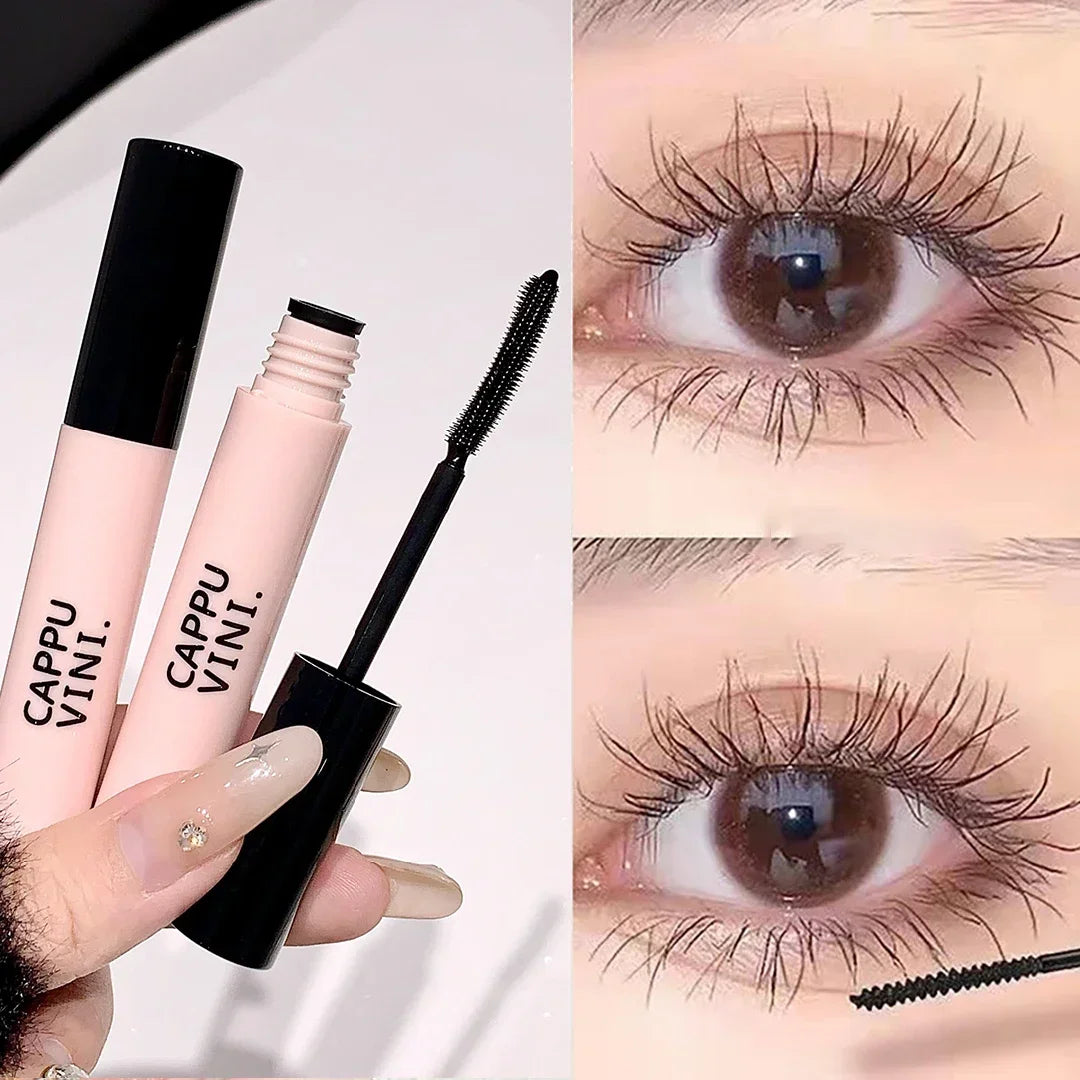 Mascara Makeup Curling Black Brown Eyelash Extension Waterproof Non-fading Dyeing Liquid Volume Mascara Long-wearing Cosmetic Qme