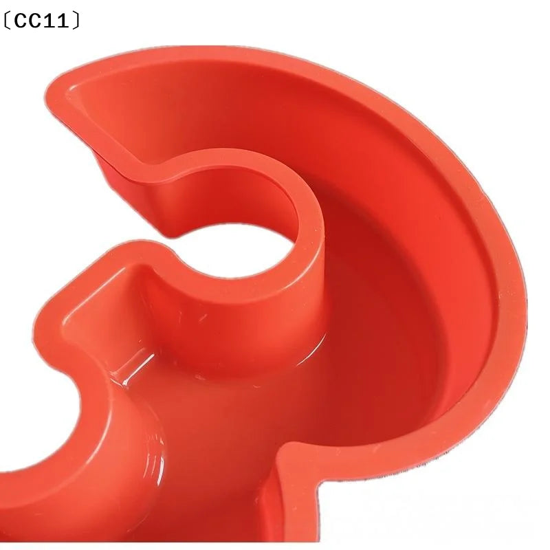 10 Inches Number Baking Moulds Large Silicone 3D Cake DIY Shape 0-9 Qme