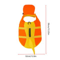 Life Jacket For Dogs Quick-Drying High Flotation With Handle Breathable Puppy Swim Vest For Small Medium Breeds Poodle Bulldog Qme YELLOW M China Mainland