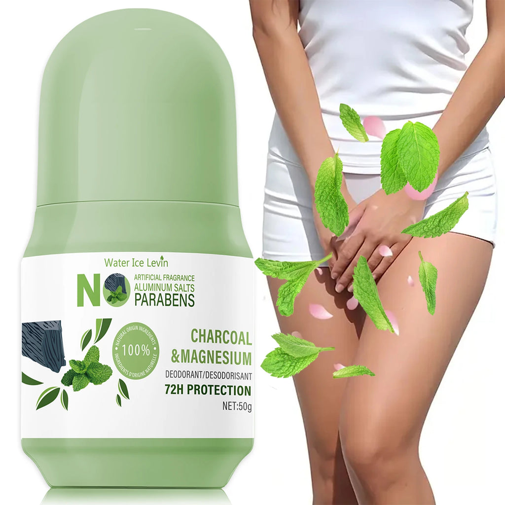 Water Ice Levin Natural Deodorant Stick - 72H Protection, Charcoal & Magnesium, Aluminum-Free. Qme Default Title