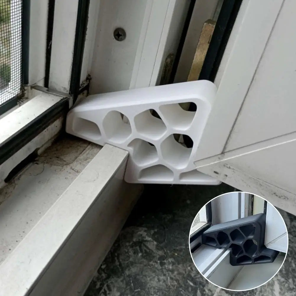 Heavy-Duty Window Door Stop Wedge Non-slip Balcony Door with Track Lock Stopper Easy To Install Remove Doors Anti-wind Holder Qme