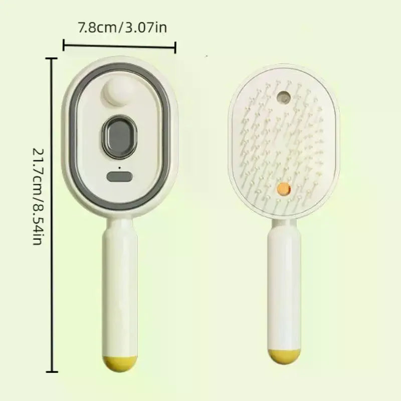 1 Vibration Scalp Massage Comb Hair Care Spray Head Massager Portable Qme