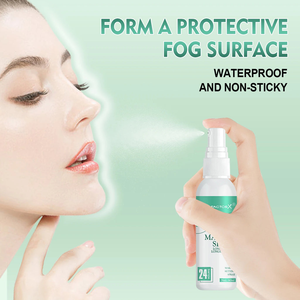 Waterproof Makeup Spray Face Set Lasting Award winning Makeup Spray Anti-smudge and Makeup Off Natural finish Qme