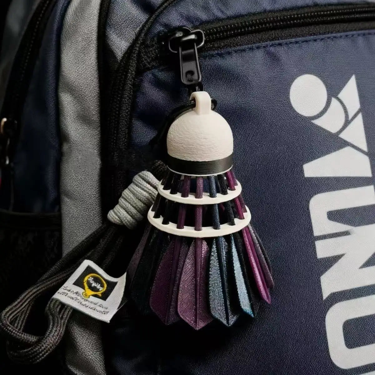 Polar Night Dark Blue Badminton Pendant Simple Premium Rider Sports Qme black