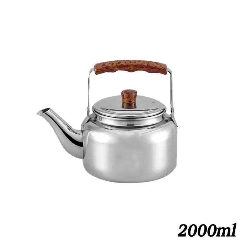 Thickened Stainless Steel Non Magnetic Kettle Home Use Suitable Qme C Silver