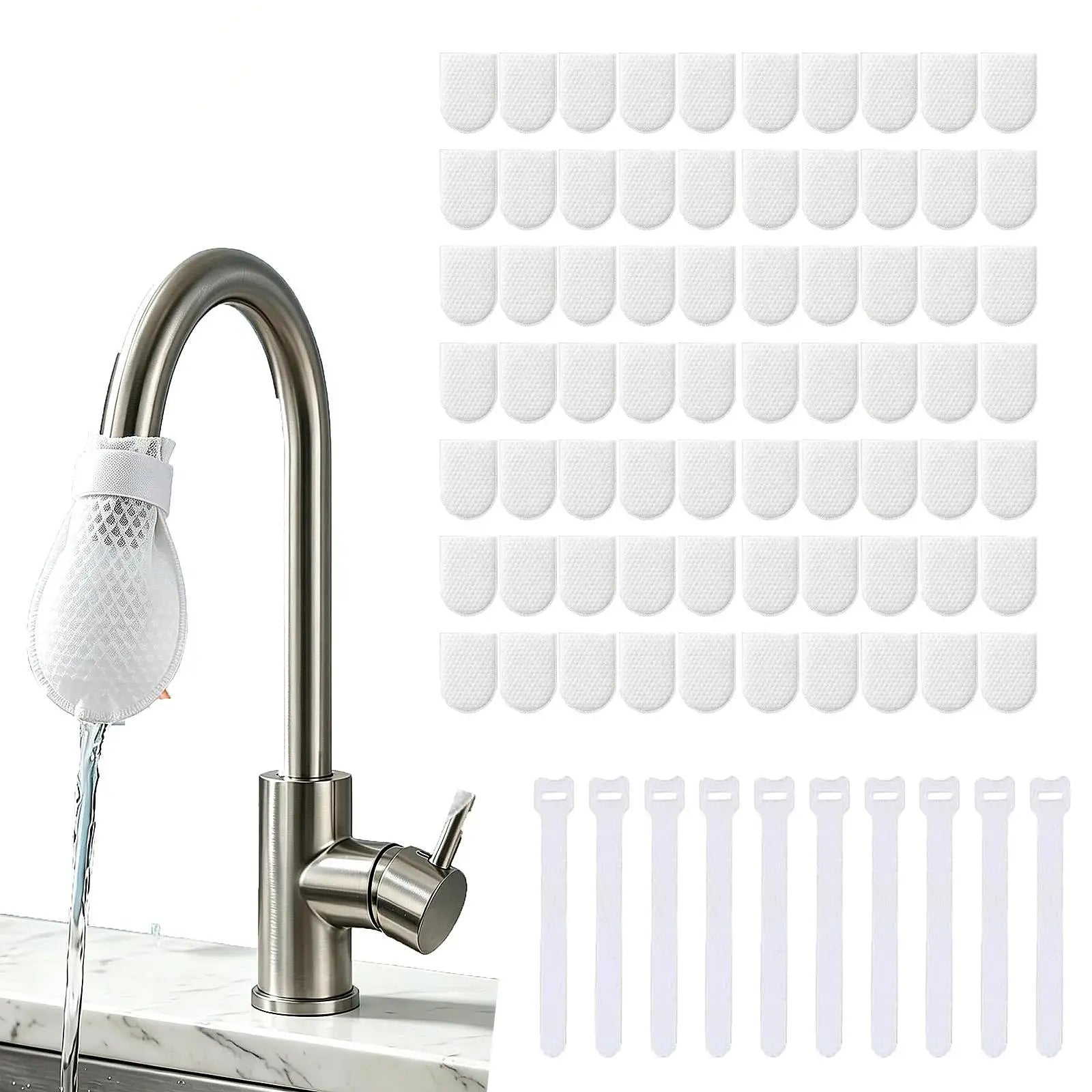 Universal Faucet Filter Cotton Anti-splash Thickened Faucet Water Filter Bag with Tap Home Water Cleaning Supplies Qme E One Size