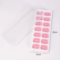 Silicone Square 14 Cube Easy Release Molds Tray Mold Lid Kitchen Bar Qme A4