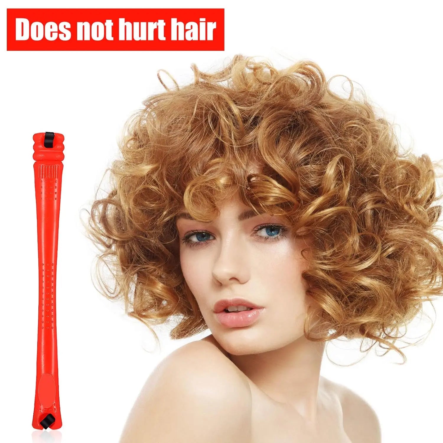 24pcs Hair Perm Rods Hair Curling Rollers Perming Curlers Rods Cold Wave Rollers for Hairdressing Styling Tools Qme