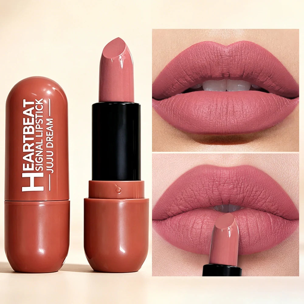 Soft Velvet Matte Lipstick Waterproof Lip Tint Rich Payoff Long Qme
