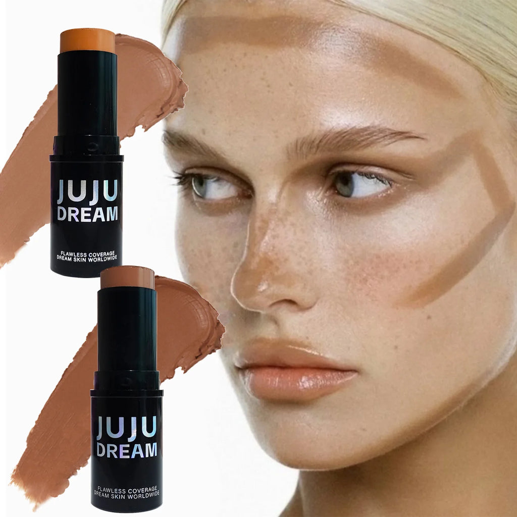 Dual-tone Highlighter Contour Stick Brightening Shading Waterproof Qme