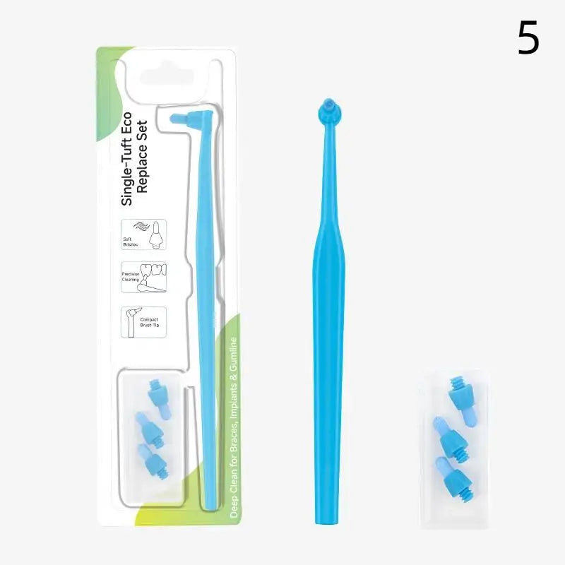 Interdental Brush Single-beam Soft Teeth Replacement Head Cleaning Qme 5