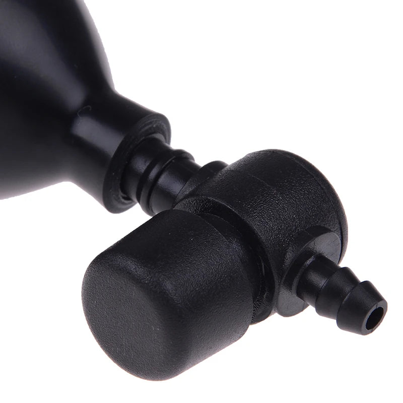 Black Rubber Blood Pressure Sphygmometer Adjustable Pump Bulb Valve Qme