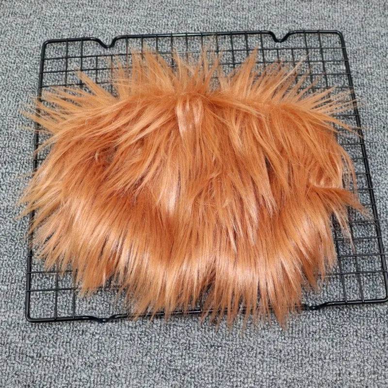 Small and Medium Sized Pet Dog Funny Clothes Cosplay Fatal Dolls Henshin Outfit Wig Upright Scary Costume Halloween Gatherings Qme