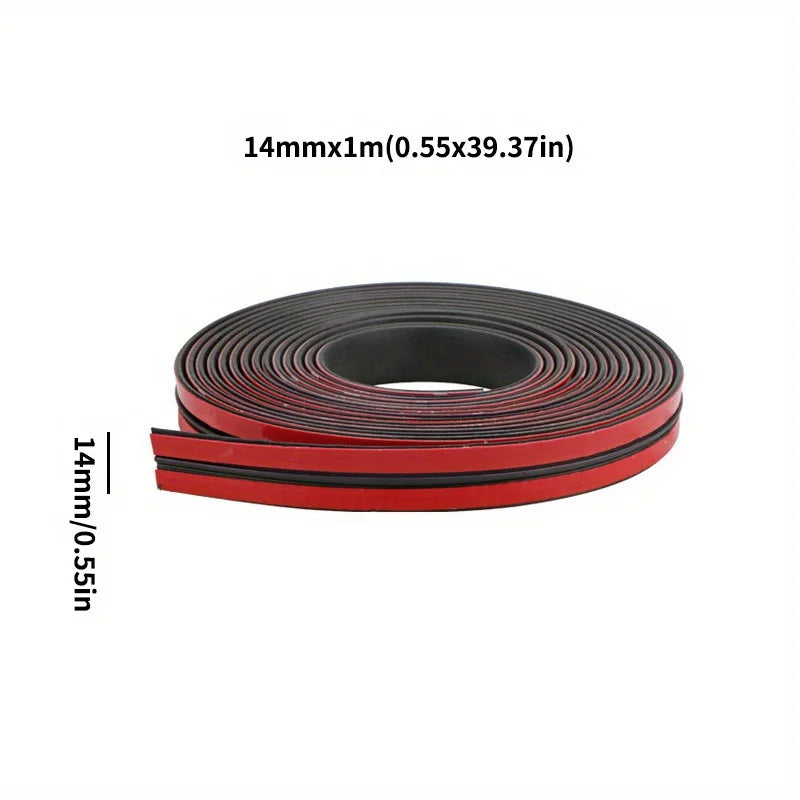 Protect your RV with our high-quality seal strip kit anti-collision and soundproof, suitable for sunroofs, tailgates, and more! Qme 14mm 1m