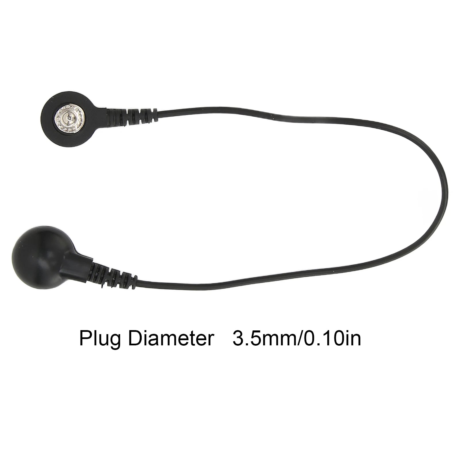 3.5mm Electrode Heat Wires Easy Carry Tinsel Standard Connection Snap Cable Portable Easy Operate for Digital Device Qme