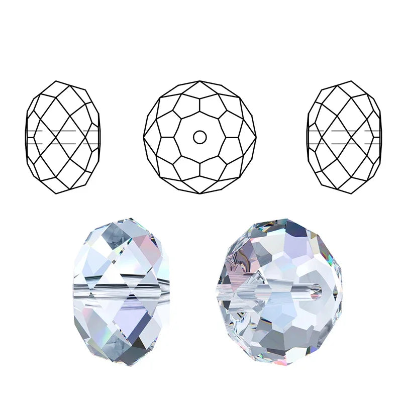 4mm glass beads plated Color faceted round crystal beads Jewelry beads for bracelet necklace Jewelry making DIY 150pcs Qme