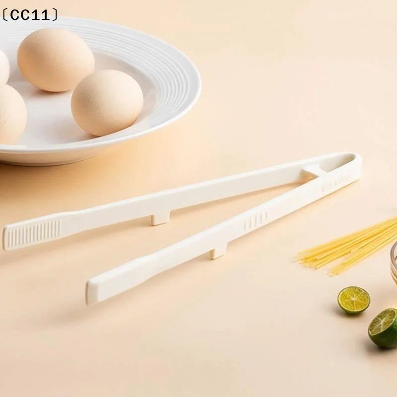 Silicone Grill Tongs Non-stick Food Bread Clip Heat Resistant BBQ Qme