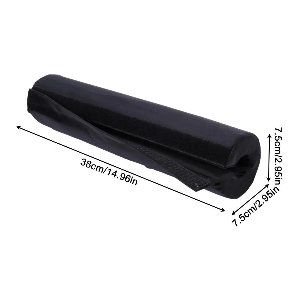 Barbell pad squat weightlifting foam neck and shoulder protection pad support black Oxford cloth high elastic foam barbell pad Qme A