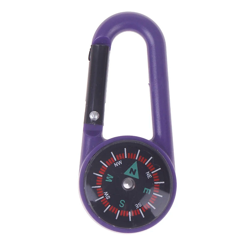 Quick Release Mountaineering Hiking Backpack Buckle Compass Outdoor Qme Purple