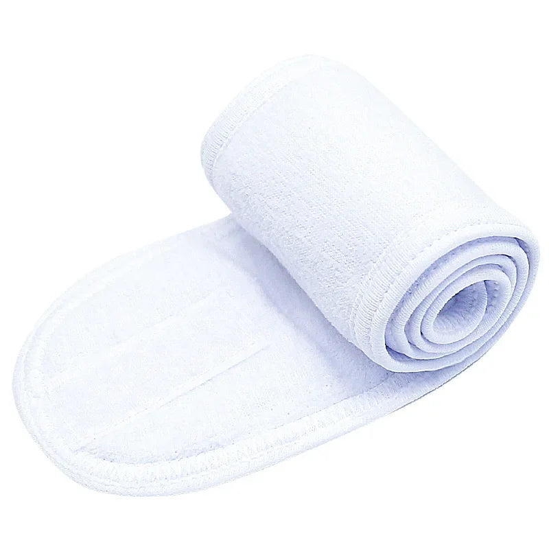Eyelash Extension Headband Makeup Eyelash Extension Supplies Lashes Accessories Face Washing Bath SPA Facial Adjustable Headband Qme Silver