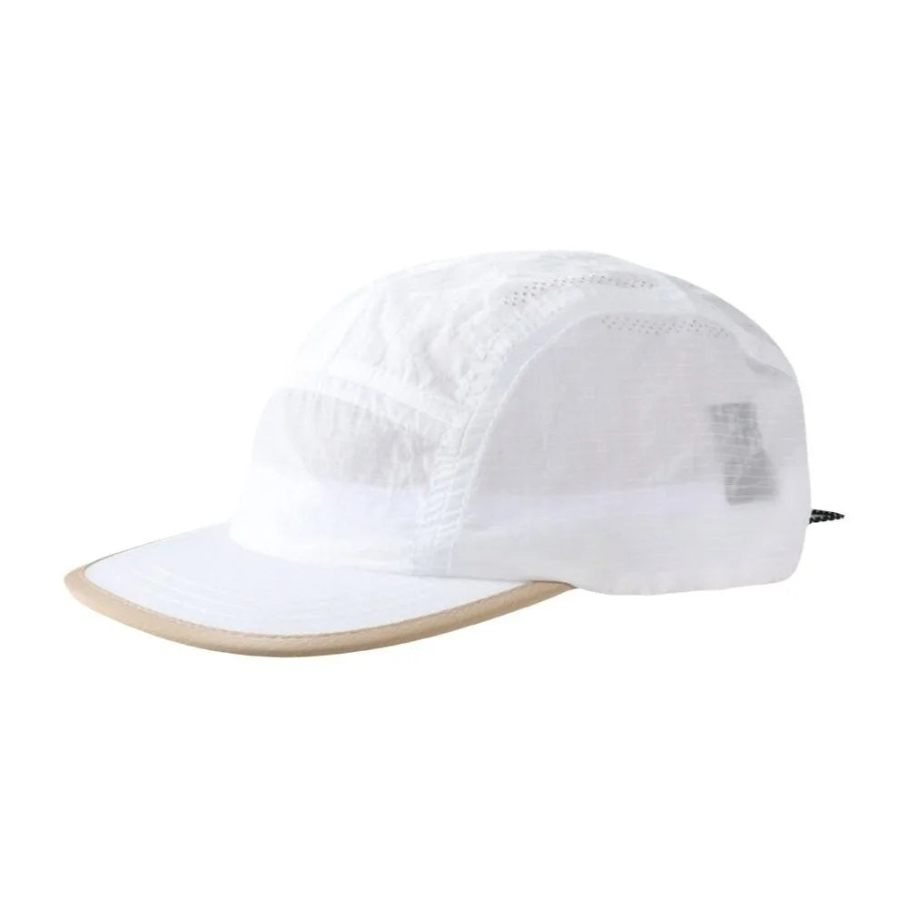 Casual Matching Baseball Cap Quick-drying Flat-brimmed Men's Summer Qme White
