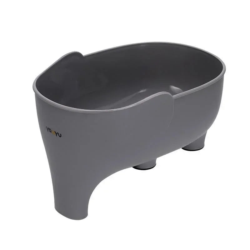 Sink Strainer Elephant Sculpt Leftover Drain Basket Fruit and Vegetable Washing Basket Hanging Drainer Rack Kitchen Accessories Qme A