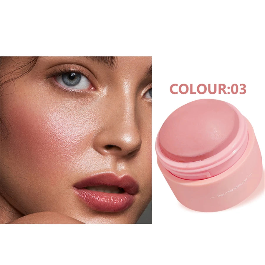 6 Colors Waterproof Blush Cream Long-lasting Multi-use Makeup Women Qme 03