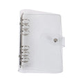 Travel Ledger Seal Punch Card A5/A6 Notebook Transparent Loose-Leaf Pvc Shell Ledger School Office Qme A6