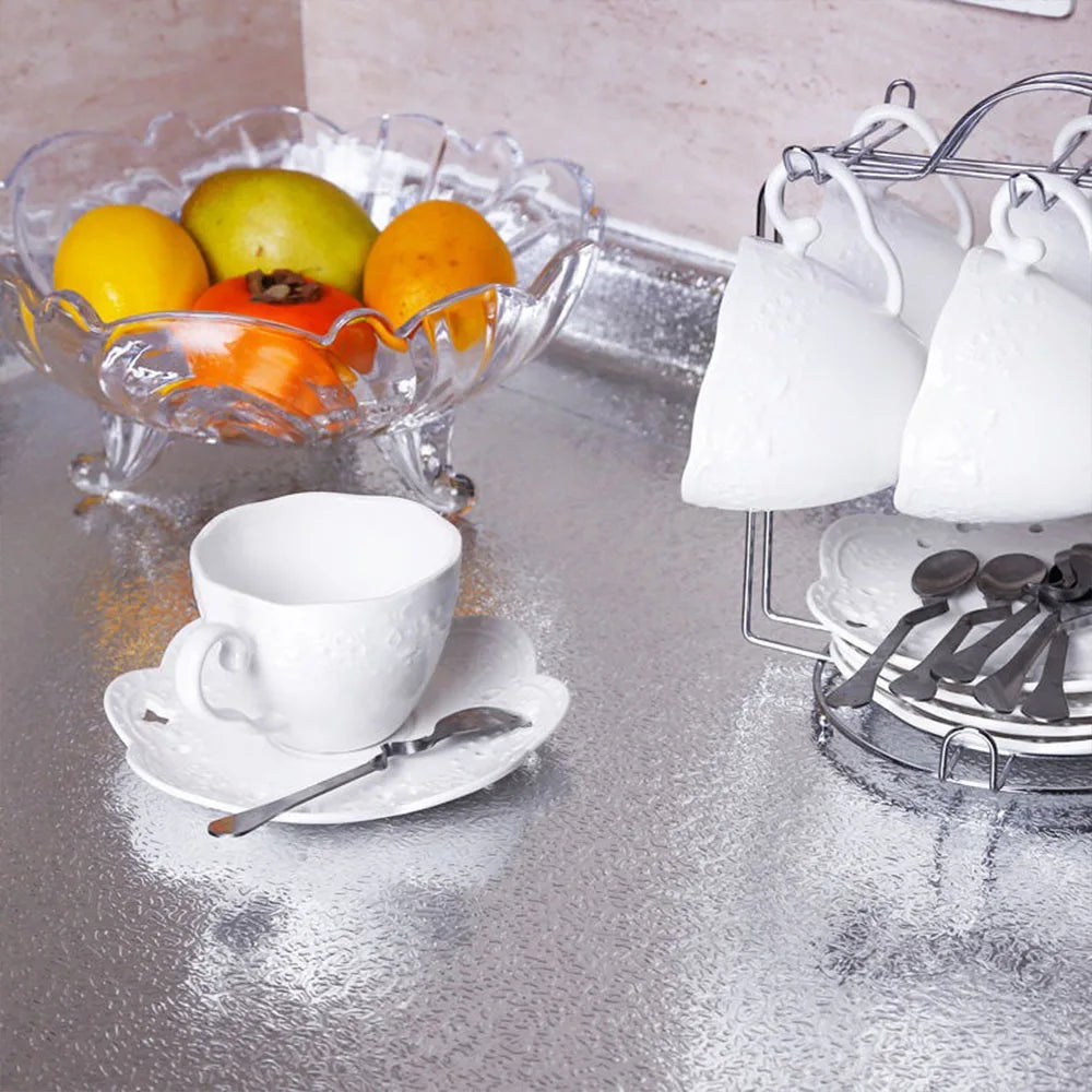 Modern Wallpaper Peel Stick Waterproof Oil Proof Decorative Film Qme