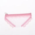Lace Trim Mesh Cosmetic Bag Transparent Design And Portable Perfect For Travel Daily Use Storing Qme style 5