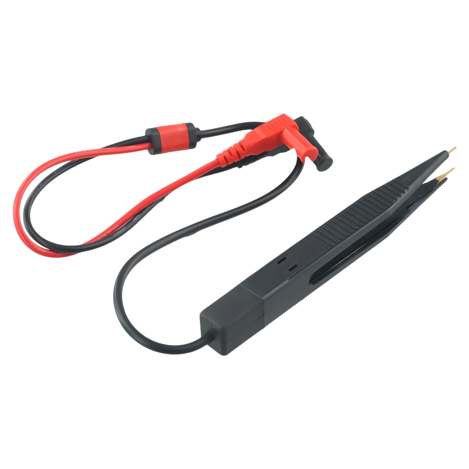 1pc Chip Test Clip Multimeter Probe Tweezers Patch Protective Head For Capacitance Inductance SMD Components Chip Test Clip Qme