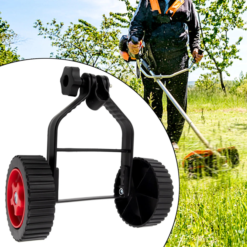 1Pc String Trimmer Grass Eater Cutter Adjustable Support Wheels Set Universal For Outdoor Garden Cordless Grass Trimmer Qme Default Title