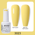 Arte Clavo Gel Nail Polish Matte Semipermanent Varnish UV Glitter Qme 3023