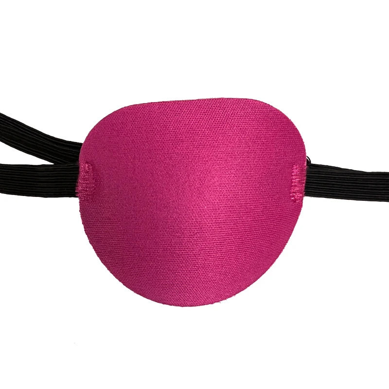 Pirate Eye Patch Unisex Black Single Eyepatch One Washable Adjustable Qme Red